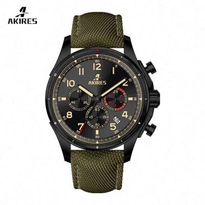 Fashion Strap Manufacturer Gold Black Man Mens Casual Watches Men New Design Custom Logo Leather Watch White Label Quartz Watch