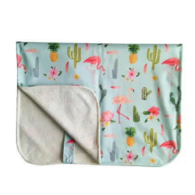 Red-crowned Crane Print Reusable Bamboo Portable Baby Diaper Baby Change Pad Mat