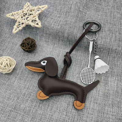 Braided Rope Bag Pendant High-grade Keychain Pendant Dachshund Pendant Suitable for Phone Bag Accessories