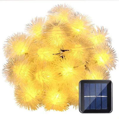 Outdoor Decorative Garden Lighting Dandelion Lily Sunflower Solar Led String Light Decoration