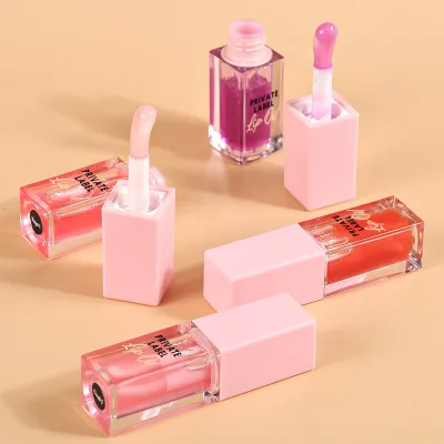 OEM Small Lot Clear Lip Oil Organic Moisturizer Lip Gloss in Stock Without Logo Doodle Lip Oil