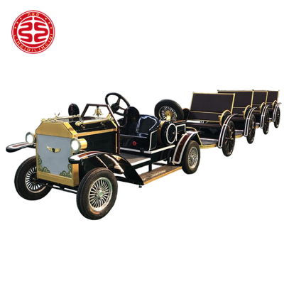 Playground Happy Train Amusement Park Shopping Mall Mini Trackless Tour Train for Sale Trackless Mobile Mini Trains