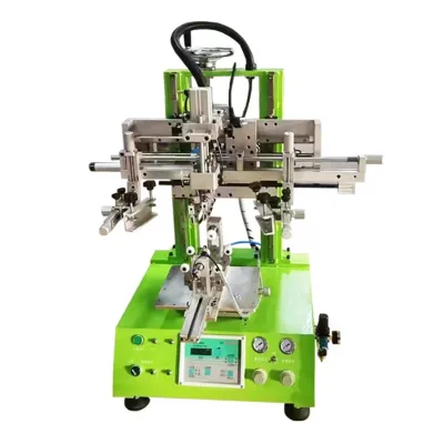 Semi-Automatic S100 Cylindrical Screen Printing Machine with Foot Pedal & Pneumatic Control for High Output