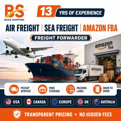Shipping to Amazon FBA USA,13 Years EXP China Forwarder with Air Shipping Sea Freight and Labeling