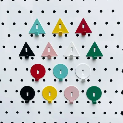 Special Hooks for Hole Board Accessories, Universal Storage Shelves with Circular Holes, Storage Hooks, DIY Wall Storage