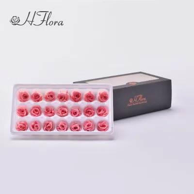 HFloral  Wholesale Manufacturer Supply Natural Fresh Preserved Flower Roses Head Natural Real Touch for Valentine's Day