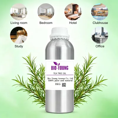 Natural Tea Tree Essential Oil for Body Care Hair Growth Skin Care Flavor & Fragrance Diffuser Aromatherapy