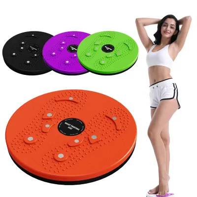 Hot Sale Yoga Figure Workout Trimmer Ab Twister Board for Exercise Waist Twisting Disc with 8 Magnets
