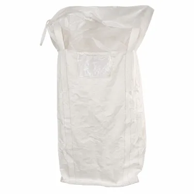 Solid Circular Woven FIBC Bag Ton Bag With Skirt Bottom Discharge Spout for Paddy Maize and Cotton Lint Sorghum