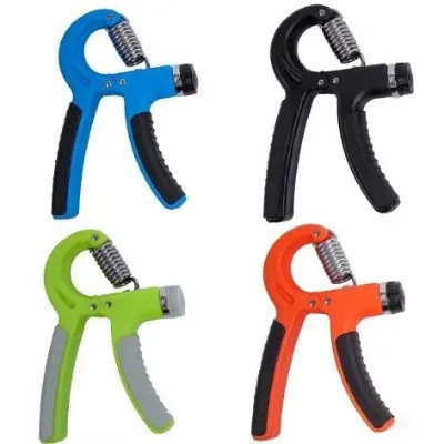 Adjustable Counting Function Portable Finger Grip Strengthener Stainless Steel Anti-Slip Hand Strength Training Equipment