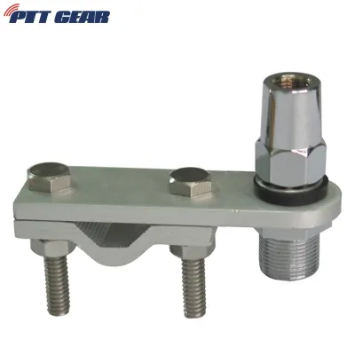 1" Wide 3.5" long flat bracket single Groove Aluminum antenna mirror mount Truck Antenna Bracket