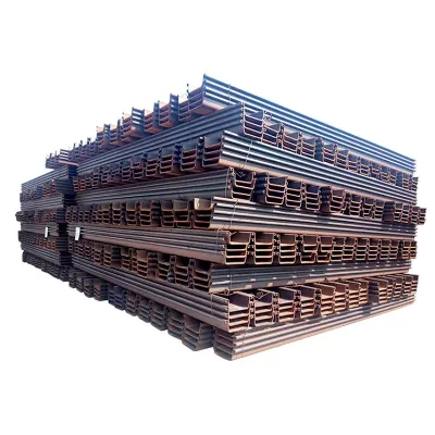 Hot-Rolled Sheet Pile Type 2/3/4 Mild Steel Sheet Pile Carbon Pilling Steel Sheet Pile