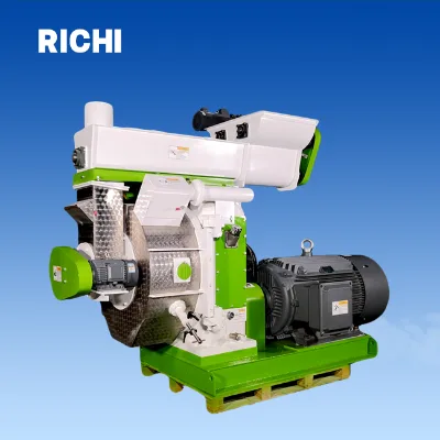 RICHI MZLH-420 Ring Die Wood Pellet Pressing Machine Equipment / Small Straw Wood Pellet Press Machine With CE