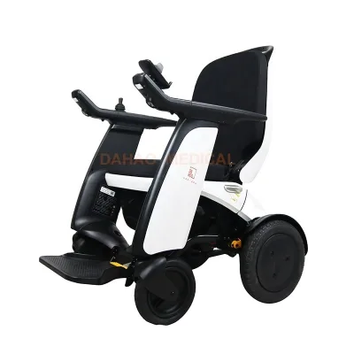 New Foldable Extra Wide Four Wheel Chair Power Drive Motorized Electric Off Road Wheelchair for Outdoor