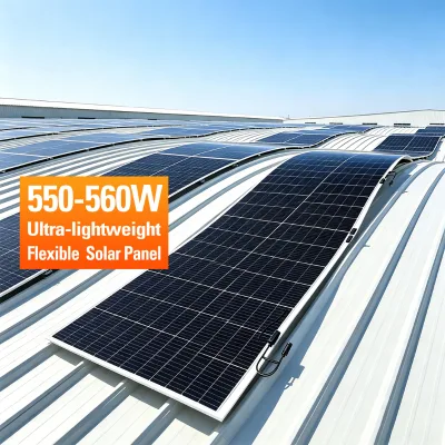 Wholesale Factory Price Light Weight Rollable Thin Film Flexible Home Use Solar Roof Solar Panels Flexible Solar Panels