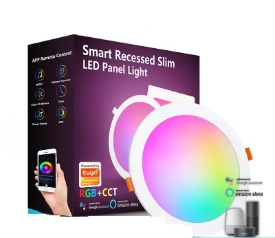 Bluetooth Ceiling Light Remote Control Graffiti APP Smart Light Compatible with Alexa Google Voice 24W Ultra-thin