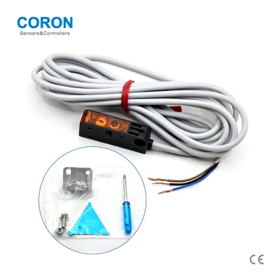CORON GW-D10A NPN NC 0-10m Compact Miniature Photoelectric Sensor Diffuse Reflection 24V Photoelectric Switch
