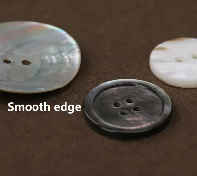Cheapest Sea Shell Button 2 Holes 18l Round Ten Natural Abalone Button Mens Shell Shirt Buttons