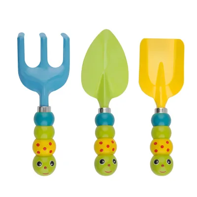 Stainless Steel Garden Tools with ABS Plastic Handle DIY Sand Beach & Outdoor Planting Tools Standard Size Accessories