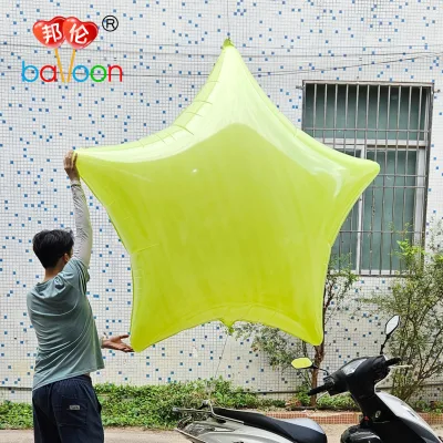 Macaron Color Customized PA 2m Large Star Balloon Nylon Huge Helium Celebration Outdoor Photography Props Wedding Festival Party