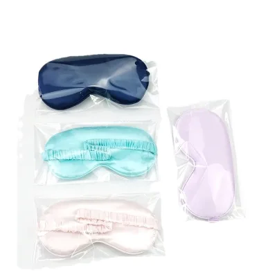 Festival Products Soft Silk Satin Light Blocking Blindfold for Travel Outdoor with Custom Logo