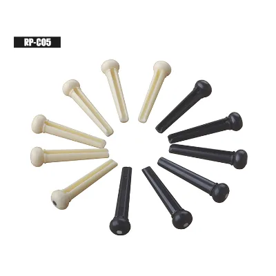 Acoustic Guitar Part Accessories White Bridge String Pin