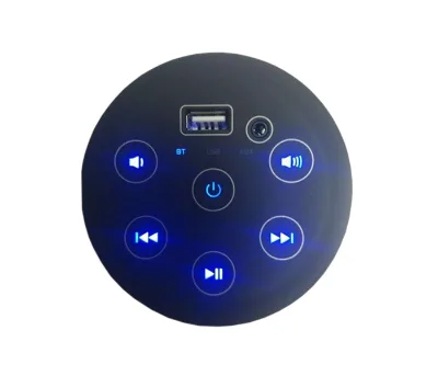 High Quality Stereo Hifi Bass Touch for RGB LED Portable Best Sound Furniture Speaker for Computer and Mobile Phone