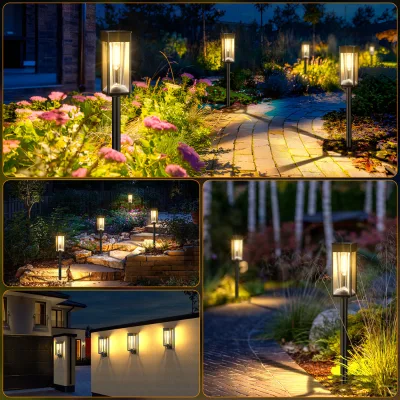 Wholesale 5V Solar Panel Outdoor Garden Lights Super Bright 2 in 1 Lighting Solar Tungsten Pathway Light for Backyard Landscape