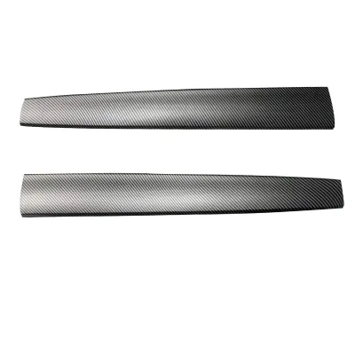 For Tesla Model 3 Model Y Dash Wrap Door Trim ABS Carbon Fiber Pattern Matte Dashboard Cover Interior Decoration Wrap Kit