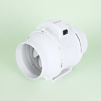 Industrial Large Factory Cheap Price Custom Hest Air Extractor Round Powperful Full Plastic Line Duct Fan