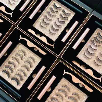 Faux Kit Cils En Gros Naturel Magntique Naturel Faux Cils Magntiques