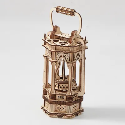 2023 Assemble Toys Victorian Lantern Jigsaw 3D Diy Wooden Puzzle