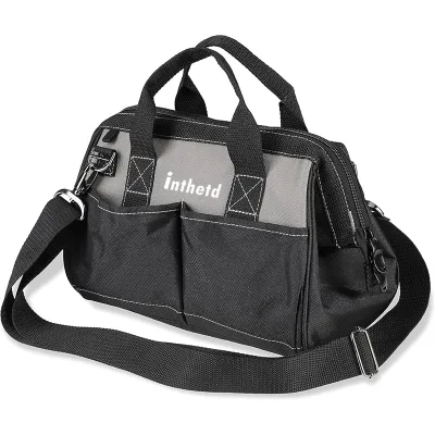 Customized 12 Inch Waterproof Tool Tote Bag Electrician Tool Storage Bag
