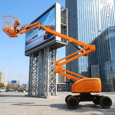 14M 16M Hydraulic Articulated Boom Lift for Cleaning Works
