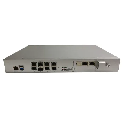 New Industrial Barebone System with Intel Atom C3000 Series Octa Core CPU DDR4 RAM HDD US Plug 6 LAN 2 SFP+