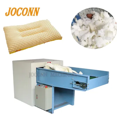 Automated Memory Foam Sponge Shredding Machine Waste Sponge Grinding Machine Pillow Filling Machine