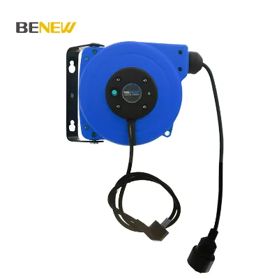 Factory Wholesale European Standard Small Retractable Cable Reel Mechanism with High Quantity PP Housing