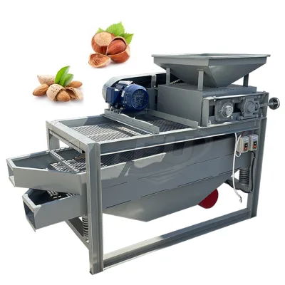 For Commercial Apricot Palm Nut Peach Kernel Almond Hazel Walnut Sheller Husker Huller Machine for Sale