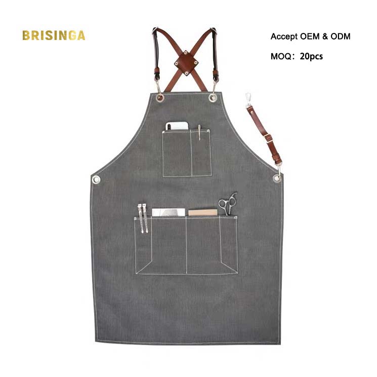 Customized Barista Aprons Waist Sleeveless Restaurant Sublimation Kid Apron Blank