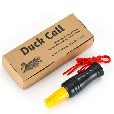 Yellow Black Plastic Mimicry Birds Duck Hunting Calls Whistles