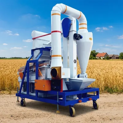 Sorghum Sesame Gravity Cleaner for Sudan, Clean Sorghum, Sesame, Soybean Farm Air Screen Separator Machinery
