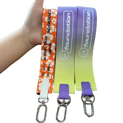 New Product Ideas Wristband Strap Keychain Custom Color Fashion Accessories 430*45mm Keychain Lanyard