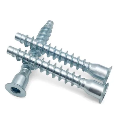 Screws Factory Wholesale Zinc Plated Hexagon Socket Countersunk Wood Flat Screw Black Wood Screw With Plastic Head