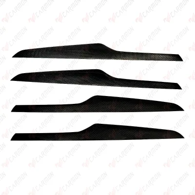 Real Dry Carbon Fiber Inner Door Panel Trim for BMW X5 F15 2014-2018 Auto Interior Accessories