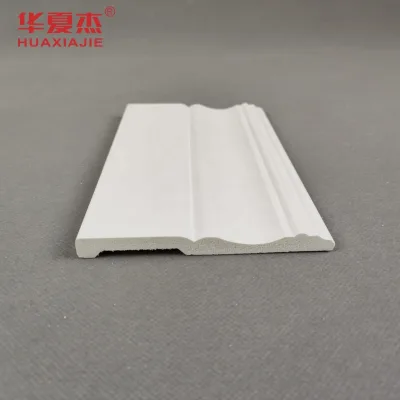 High Quality PVC Skirting Board Modern Design 23/64 X 3-7/8 Base Interior and Exterior PVC Moulding Wholesale