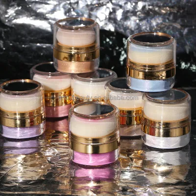 Natural Sparkling Glitter Full Body Brightens Contouring Clavicle Pearlescent Fairy Dust Highlighter Makeup Patting Powder