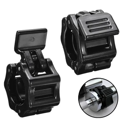 Gym Training Fitness Body Building Supplies 25mm Dumbbell Clips Barbell Bar Lock 2" Weight Clamps Collars
