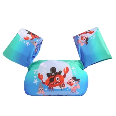 Water Sports Equipment Kids Swimming Life Vest With Arm Sleeves Non-Inflatable Baby Safe Swimming Floating Foam Suit
