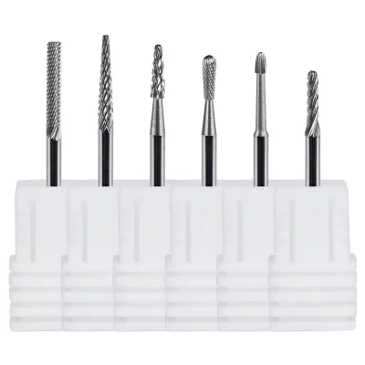 Customized Logo Nail Cuticle Clean Nail Drill Bits Set Diamond Bur High Quality Cuticle Diamond Nail Drill Bit Kit