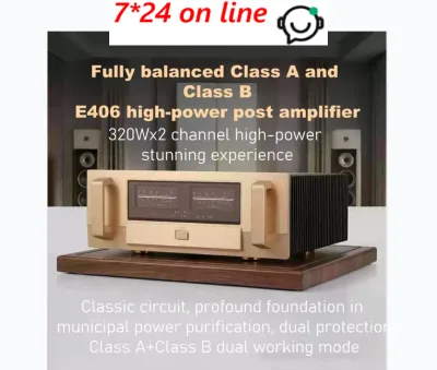 MUSMYS E-406 Fully Balanced Class AB High Power Amplifier 320W 4 Ohm HiFi Stereo Amp Clearance Sale